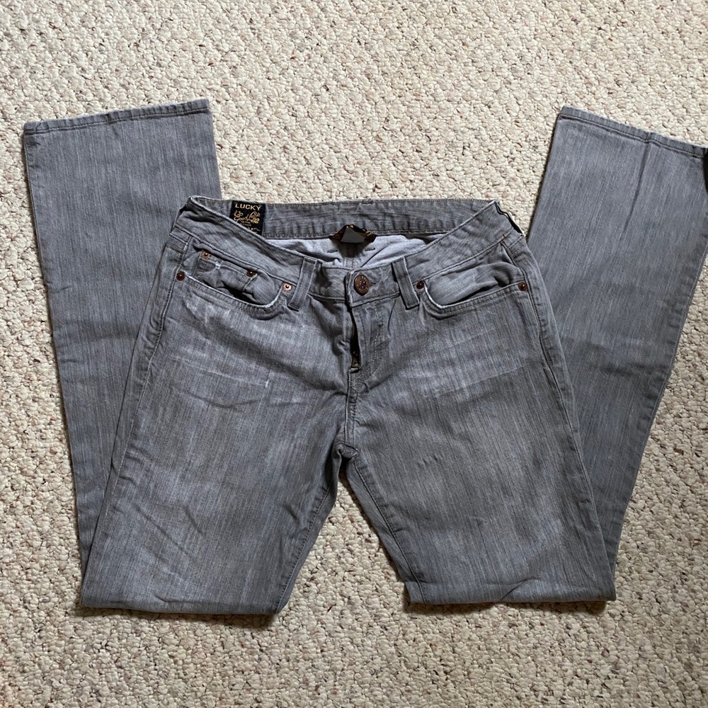 Gray Lola Boot Lucky Brand Jeans sz6